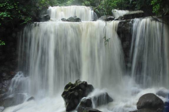 As belas cataratas de Hueque, na Sierra de San Luis, região de Coro, no noroeste da Venezuela